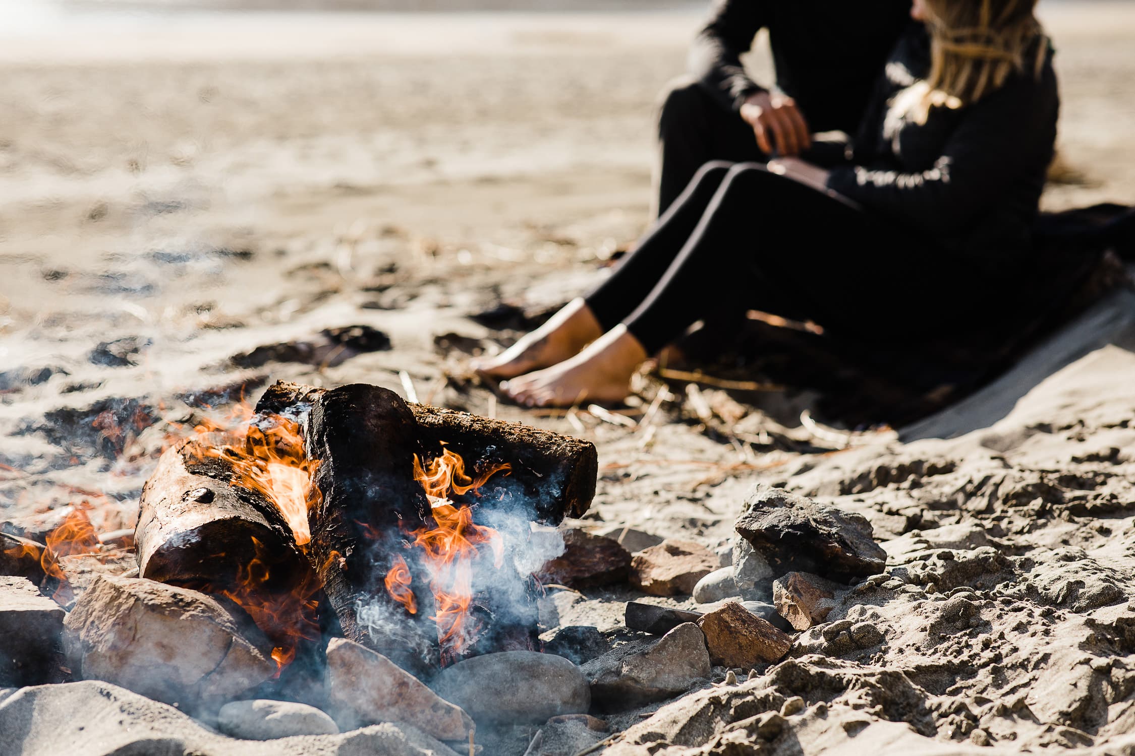 Bonfire On The Beach