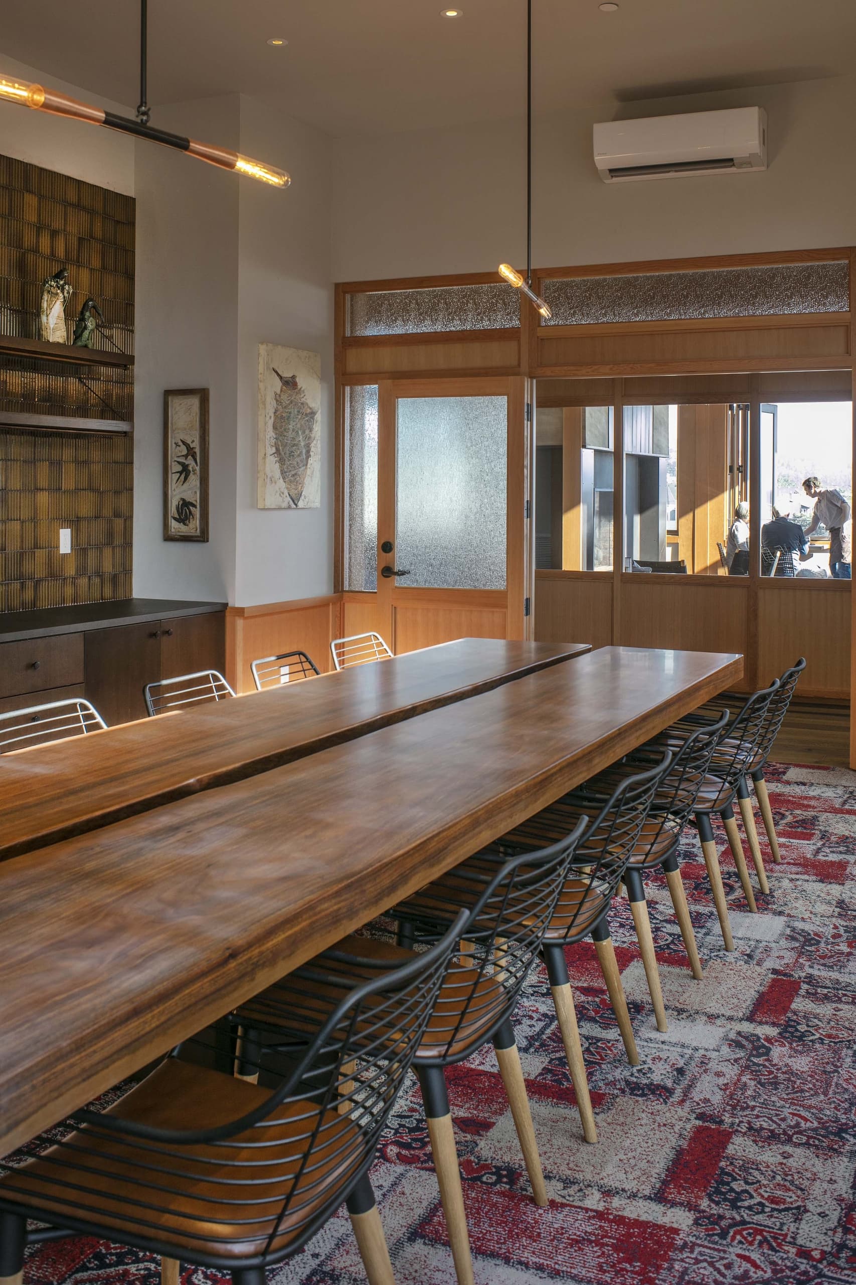 An empty Latitude conference room at Headlands