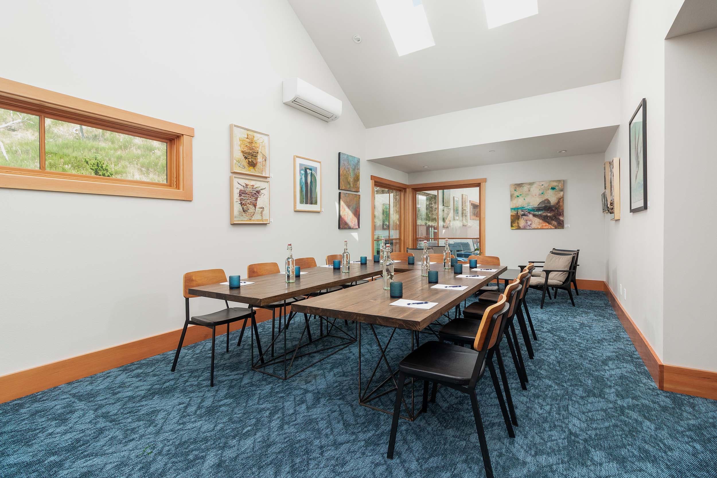 The Compass Room setup for an event at Headlands