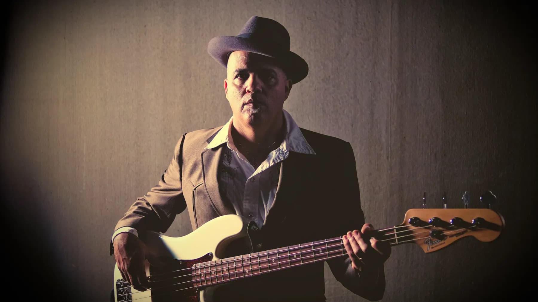 Freddy Trujillo playing bass