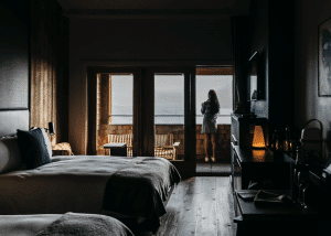Lodge room at Headlands Coastal Lodge & Spa