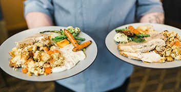 Holiday dining at Meridian Restaurant & Bar