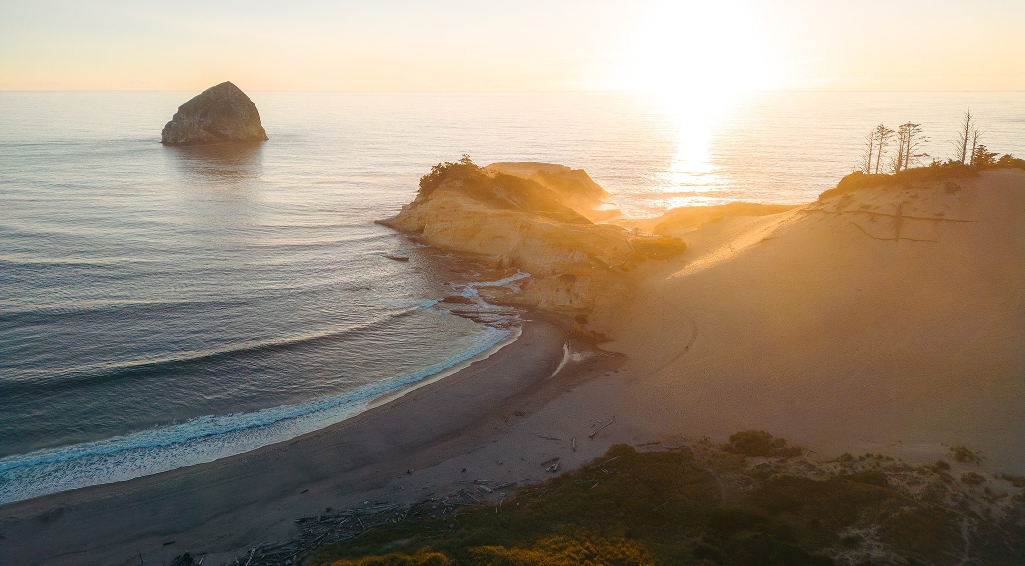 Cape Kiwanda at Sunset
