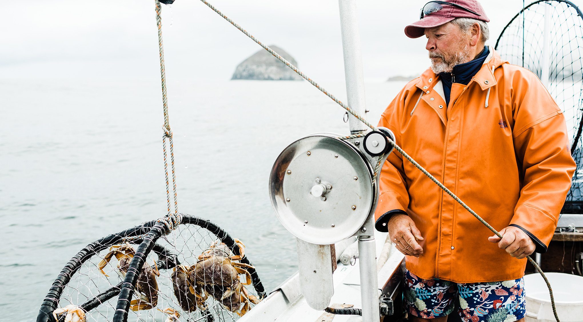 Ocean dory crabbing